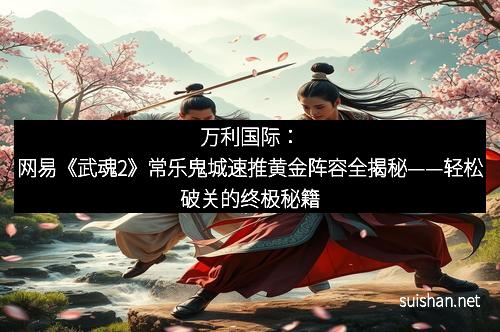万利国际:网易《武魂2》常乐鬼城速推黄金阵容全揭秘——轻松破关的终极秘籍